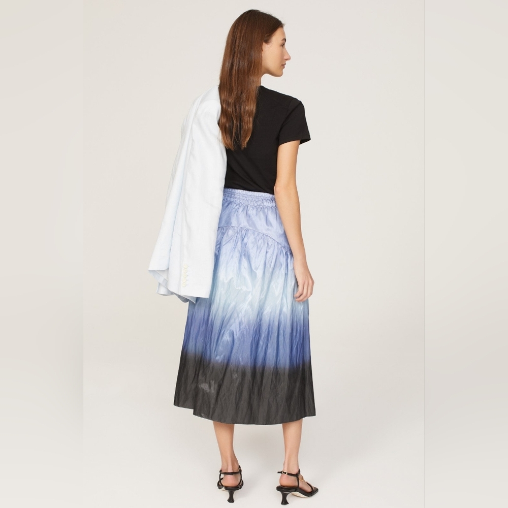 NEW VINCE | $495 Dip-Dye Ombré Skirt - Picture 5 of 8
